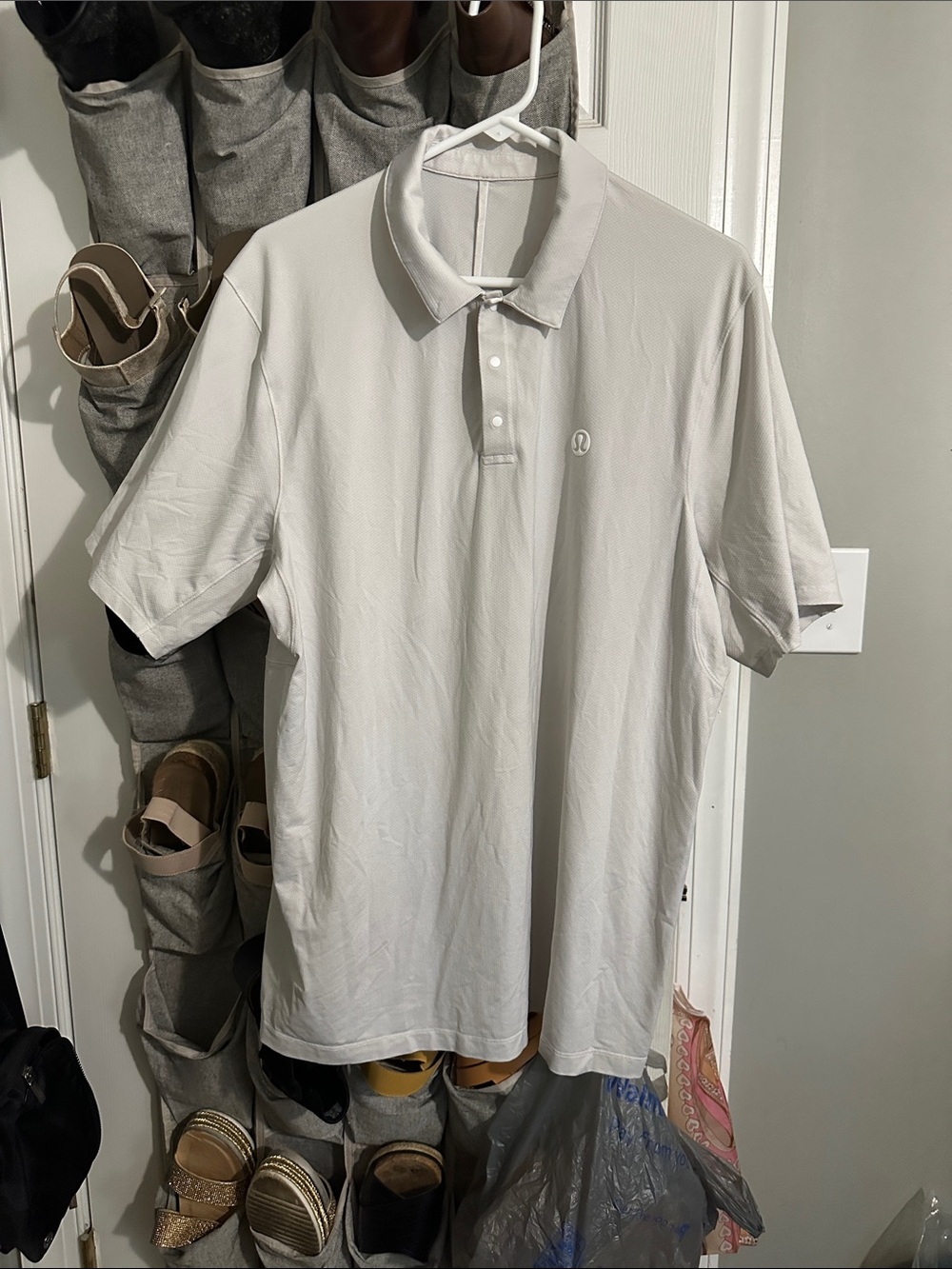 lululemon athletica Men's Polo in Light Gray